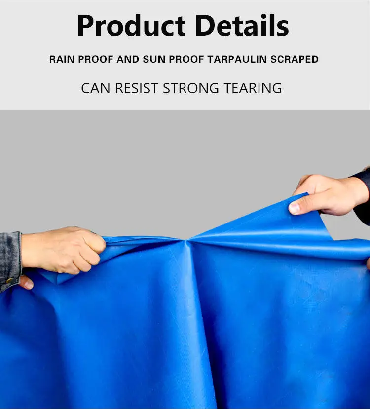 PVC Coated Tarpaulin Ripstop Woven Truck Cover Roof Cover  Anti-UV Flame Retardant Versatile Tent