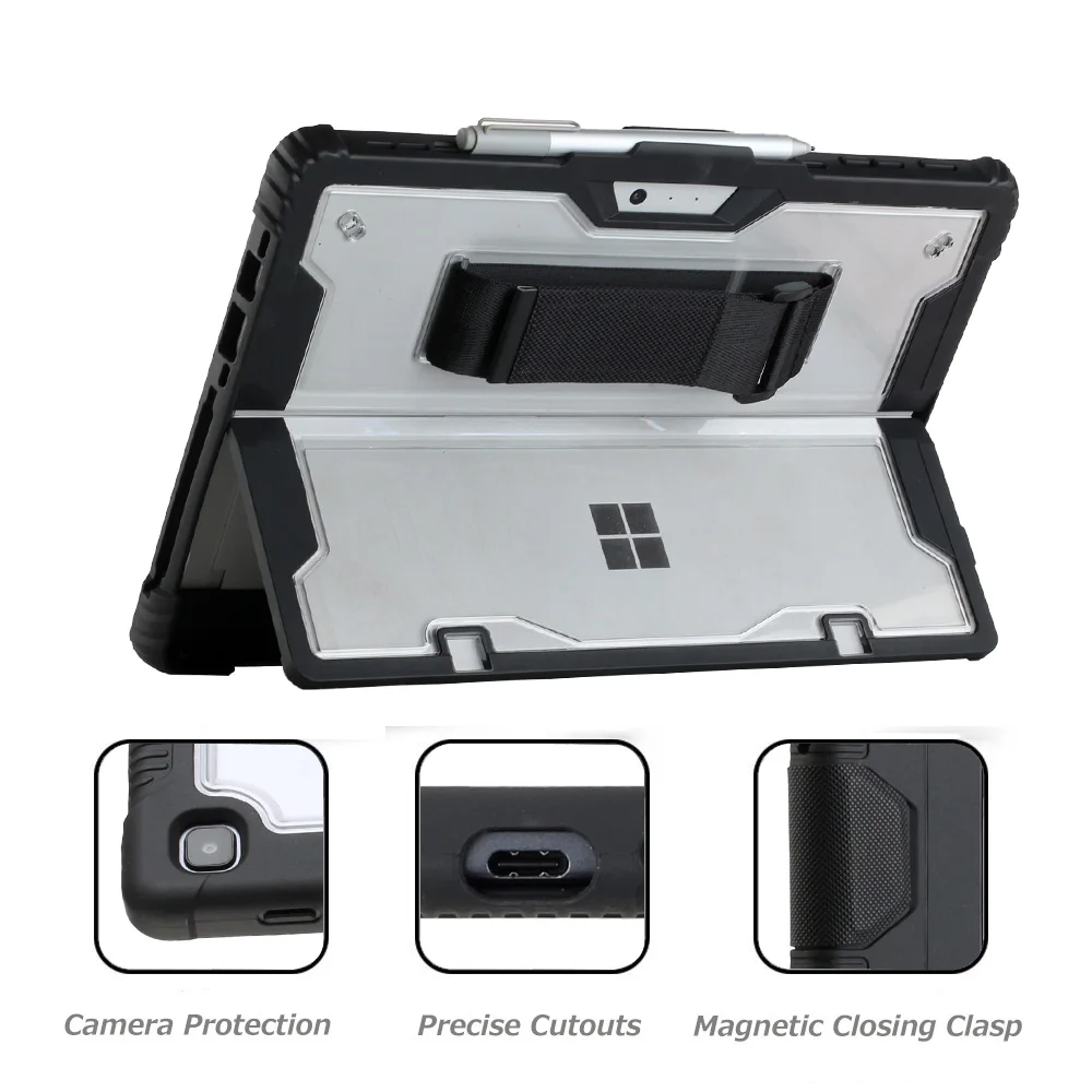 12.3 INCH Microsoft Surface Pro 4/5/6/7 Tablet Protective Anti-shock Case Shockproof Laptop Bags Covers