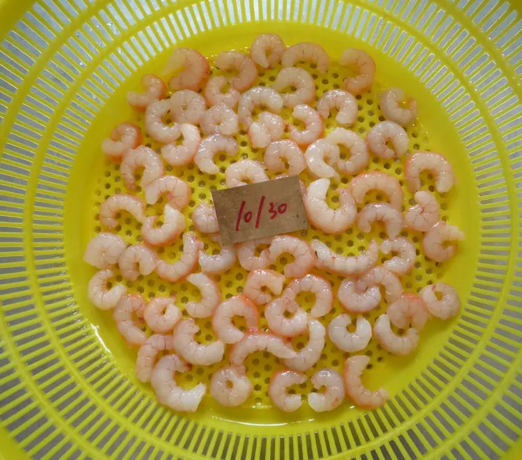 Frozen Clean Pink Crystal Red Cherry Shrimp From Spain With 30 Glaze