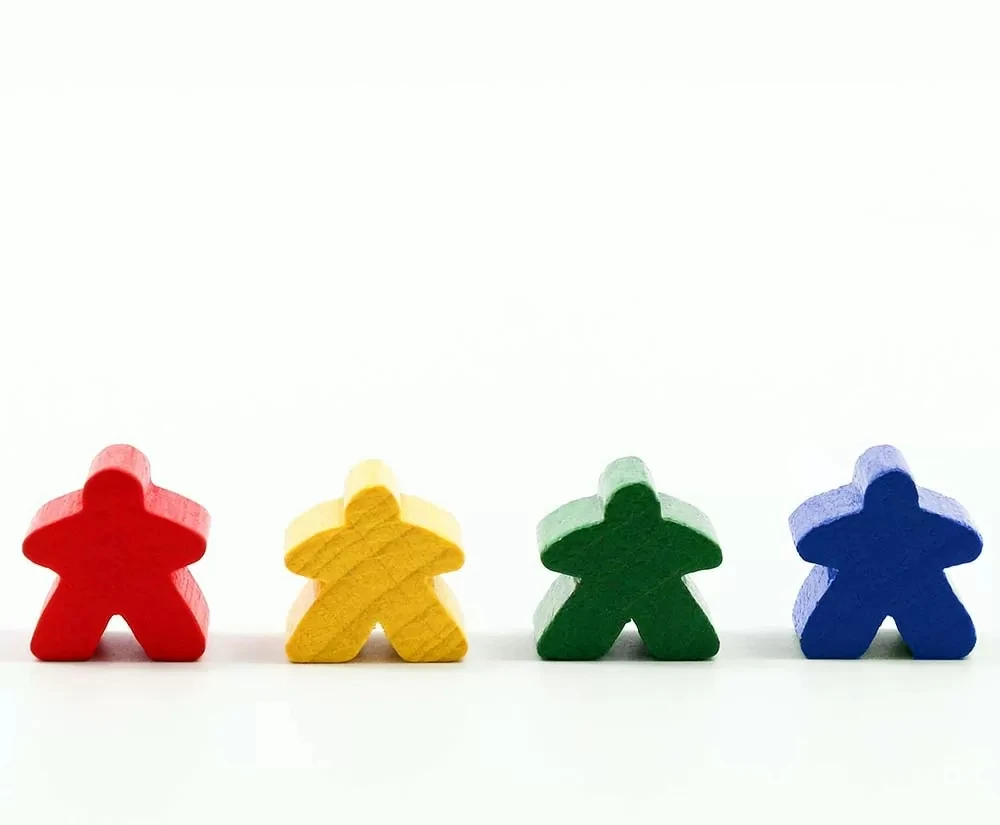 Wooden Meeple Shape Components wooden Crafts Product