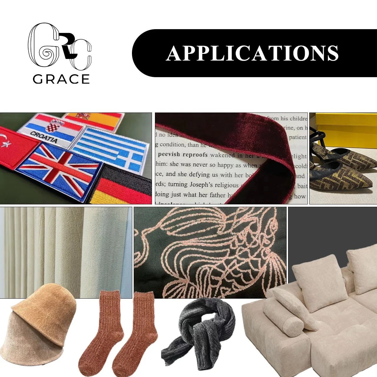 Sustainable 100% POLYESTER Fuzzy Velvet Spun Thread For Hand Embroidery 6 s Caterpillar Chenille Yarn