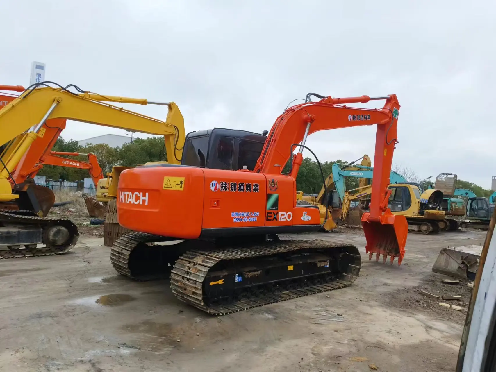Good Condition Used Hitachi Excavator ZX120 EX120 12tons Japan Made Hitachi Digger for Sale