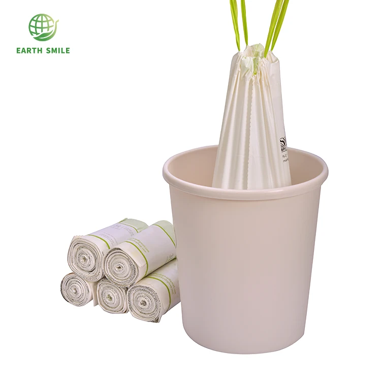 
Customizable ASTM D6400 100 % Biodegradable PLA Compostable Bin Bags Made From Cornstarch 
