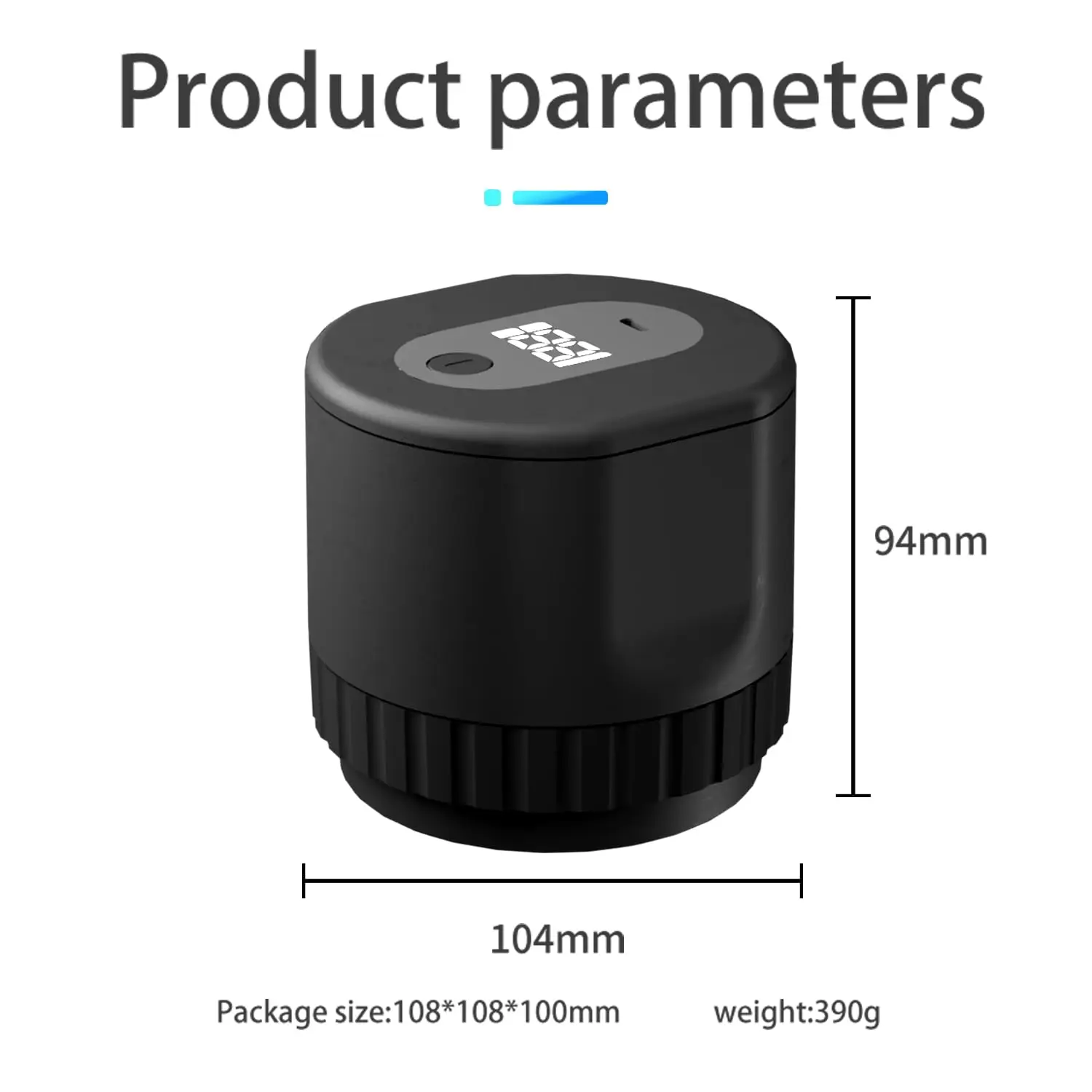 Portable Electric Vacuum Sealer for Mason Jar for Wide Mouth & Regular Mouth Canning Jars with 10 Lids