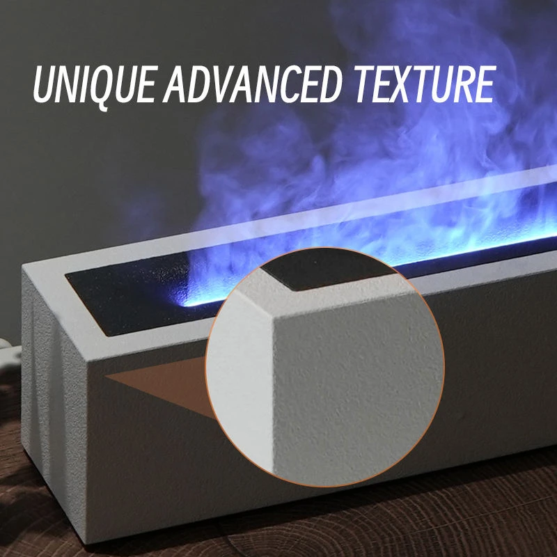 AromaNano New Custom Logo Fire Flame Light Humidifier Essential Oil Volcanic Flame Aroma Diffuse