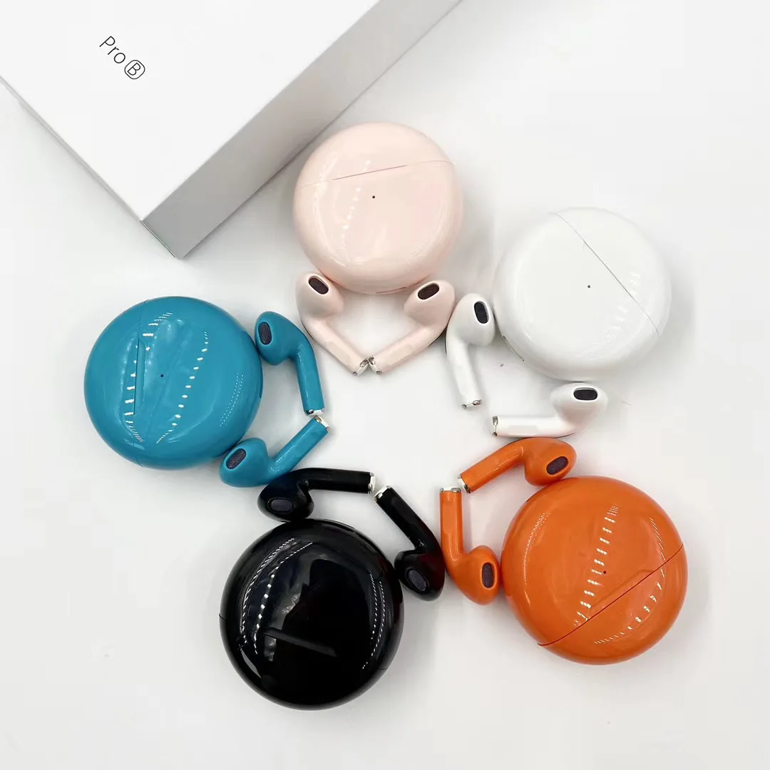 Pro6 ProB Hifi Stereo 5.0 BT Wireless Earphone Noise Canceling TWS 2021 New Headphones For iPhone Android