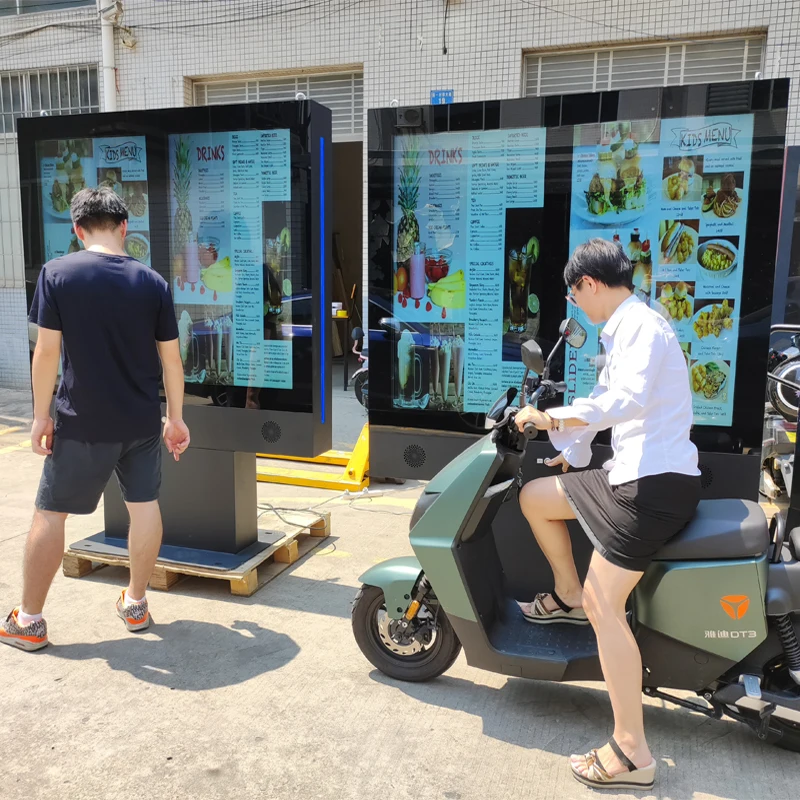 fast food restaurants service self terminal machine ordering payment kiosks cash bill  Vending Machine outdoor ordering kiosk