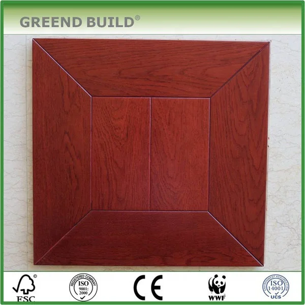 Durable Rosewood Anti Scratch Artificial Engineered  Parquet Wood Flooring