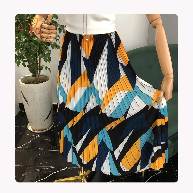 Fashion Fabric Pleated Chiffon Fabric For Skirt