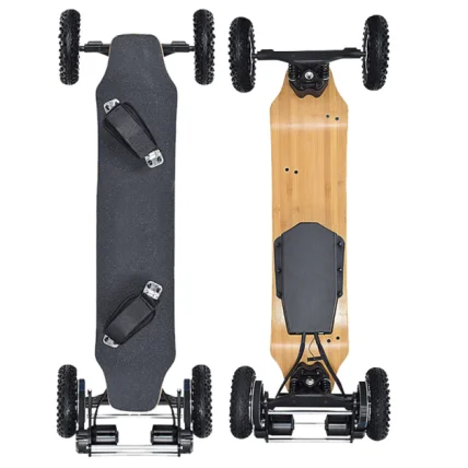 Electric Off Road Longboard Remote Control Electric Motor Skateboard Scooter For Adults With Handle Skateboard With Controller