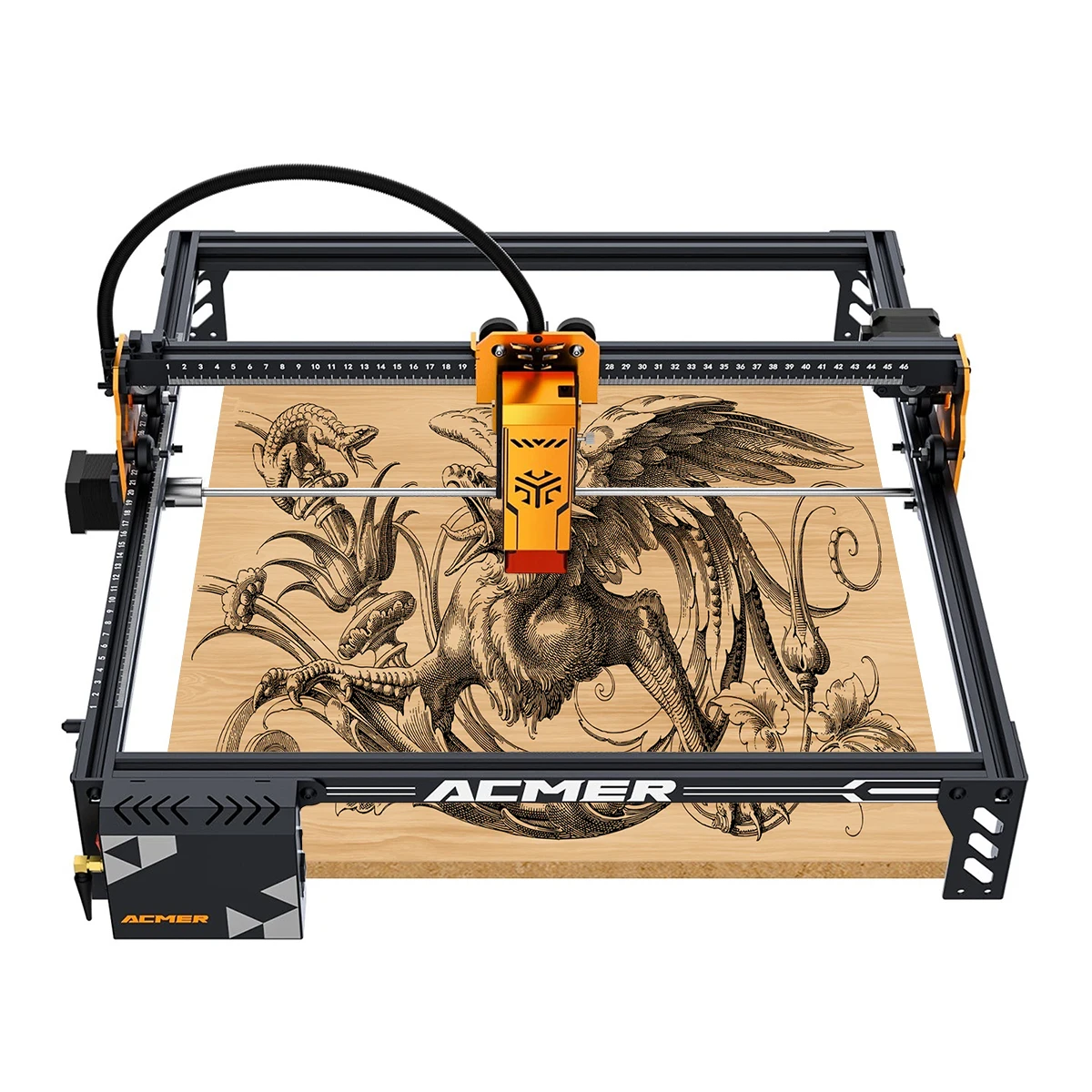 P1 S PRO Laser Cutter  Metal Fiber Marking Portable Laser Machine  Desktop Diode Engraver Cutting Machine