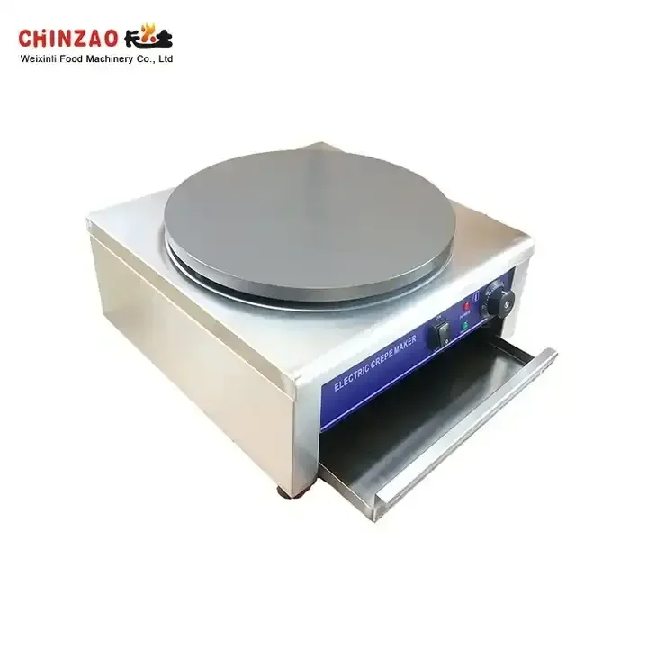 High Quality Commercial fast food Restaurant Crepe Machine Electric Industrial Pancake Crepe Maker For Catering Equipment