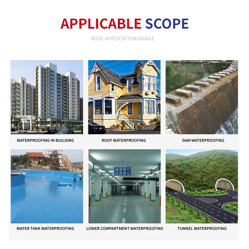 KINTOP 1.2mm PVC Waterproofing Heat Resistant Sheet Modern Design Butyl & TPO Membrane Roof for Construction 20m Length