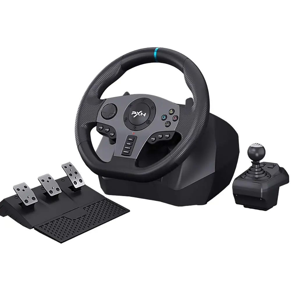 PXN v9 PC Gaming Steering Wheels pedals Racing car game Driving Wheel for PS4 Xbox One Nintendo Switch PS3 Xbox Series S/X  PC