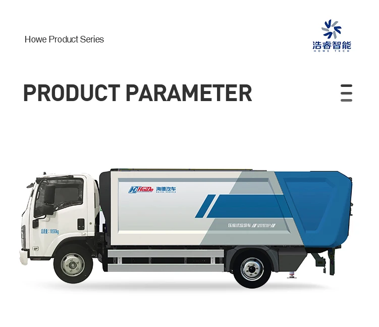 Rear loading compactor garbage truck