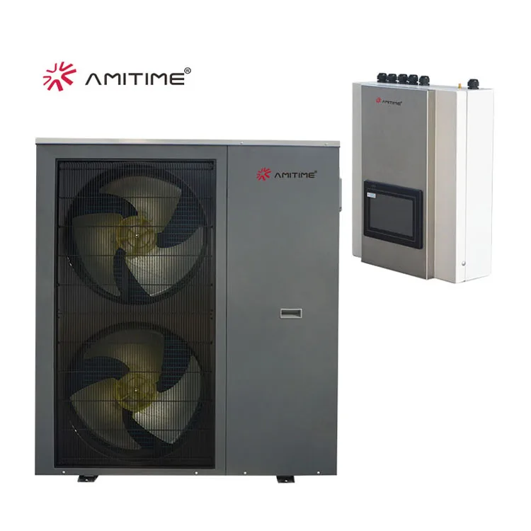 Amitime Direct Supply  Low Noise Wifi Support High Quality Energy Saving Air-To-Water R410A Heat Pump Floor Heating Price