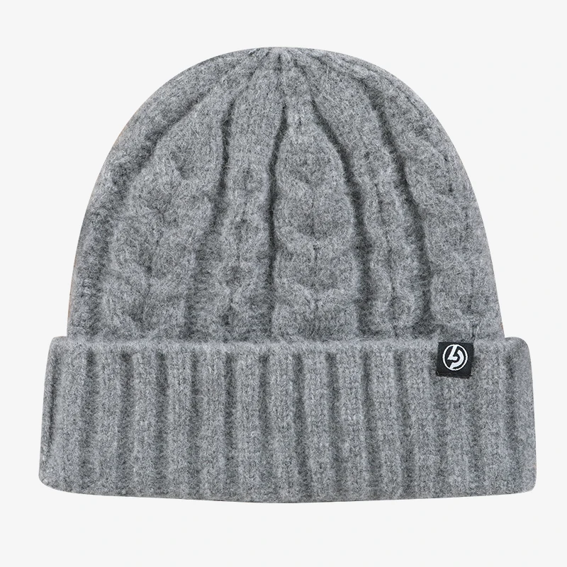 Оптовая продажа, жаккардовая зимняя шапка бини, шерстяная теплая шапка