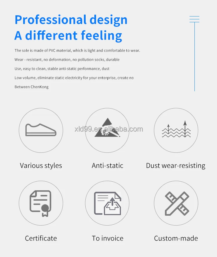 Good Quality ESD Safety Cleanroom Shoes Anti Static Shoes esd long work pvc pu autoclavable boots