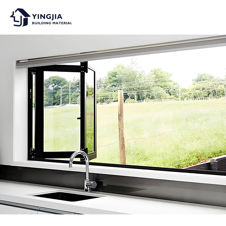 Nfrc Customized Window For Kitchen Aluminium Frame Huge Windows Aluminium Glass Bifold Windows