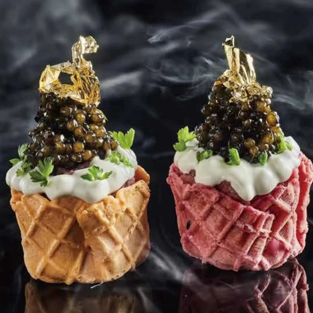 High Quality Wholesale variety of flavors Crispy large flower basket shape DIY Instant frozen tart shell