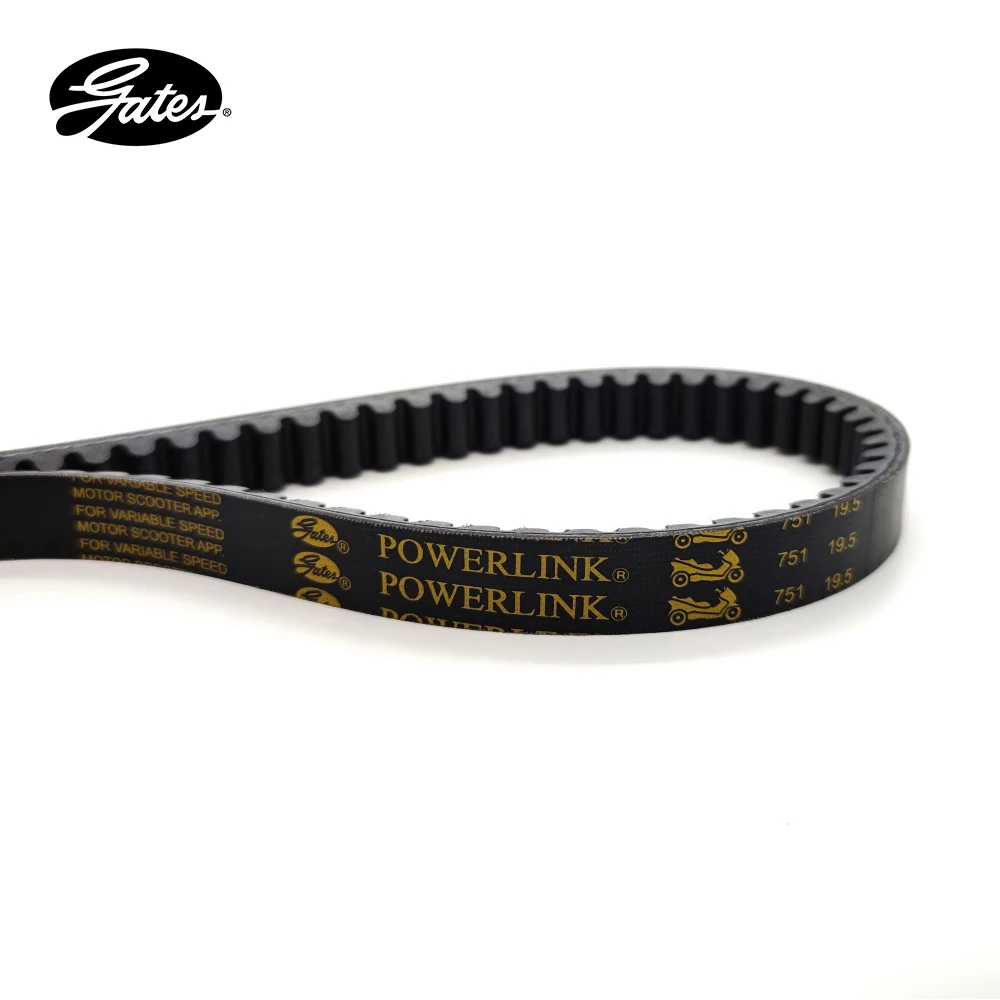 19.5*751*32 Gates High Quality EPDM Black Rubber Drive Gates Belt Motorcycle Drive Gates Belt for HONDA ACTIVAS 125