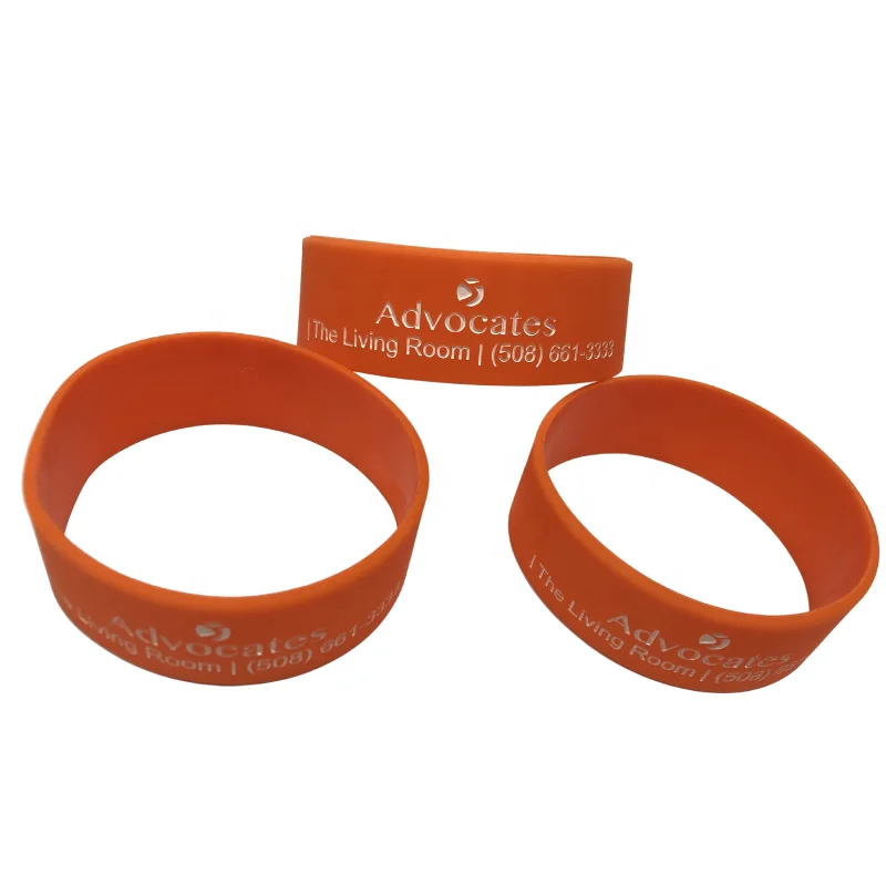 promotion gifts Factory Supply Your Own Logo Engraved Debossed Men Bracelet Silicone Wrist Band Rubber Custom Silicon Wristband