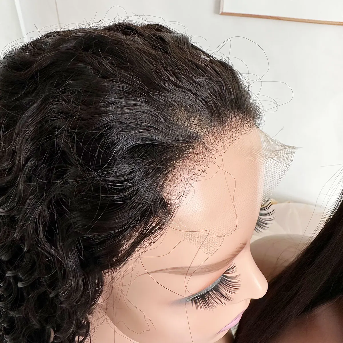 Wholesale 100%Water Wave Raw Brazilian Virgin Human Hair 360 Full HD Lace Frontal Wig For Black Women Human Hair Lace Front Wig