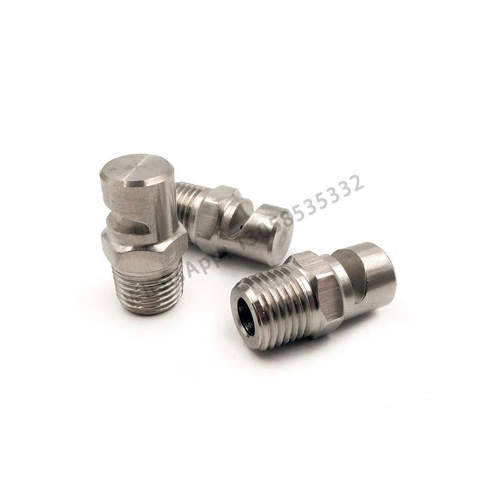 304ss Wide Angle Flat Spray Washing And Cleaning Nozzle, Deflected Type Wide Angle Flat Fan Spray Nozzle