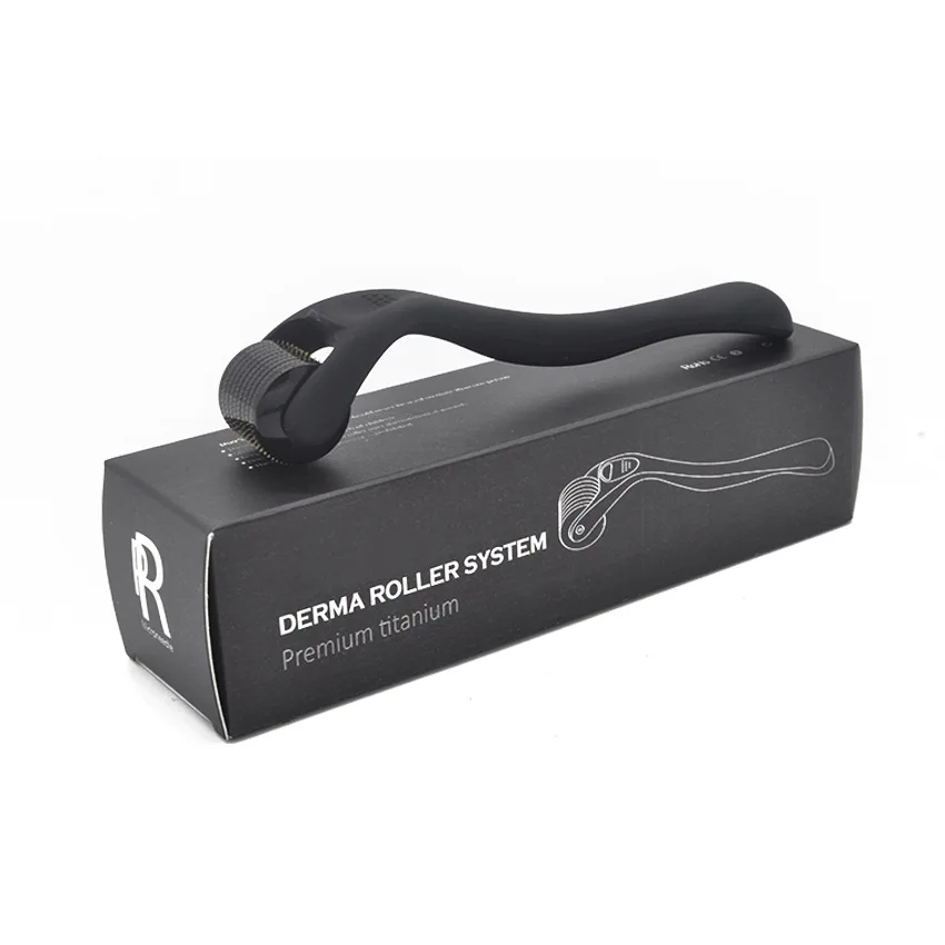 Flagship!  Amazon Matte Black Dermaroller 540 Stainless Steel Needle 0.5 mm Derma Roller for Hair Regrowth