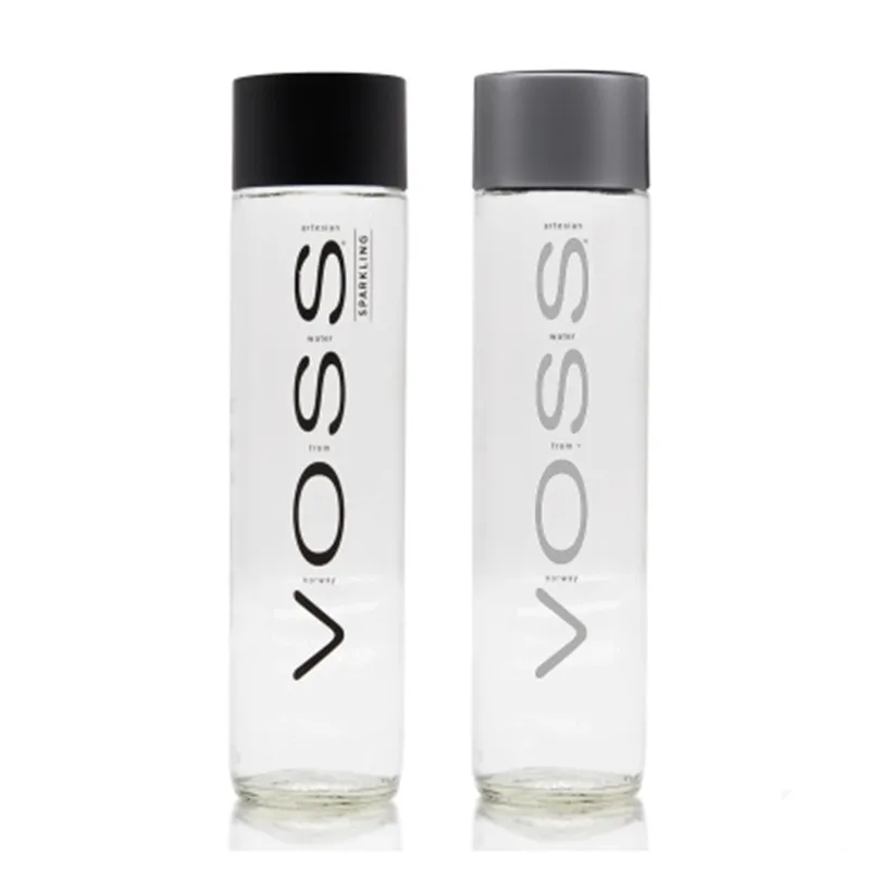 250ml 500ml 300ml 375ml 400ml 500ml 750ml 800ml juice drinking beverage mineral spring water voss glass bottle with plastic lids