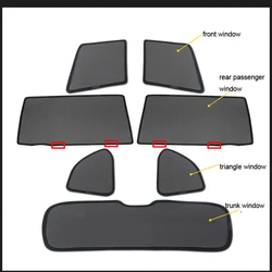 7pcs Car Magnetic Window Sunshade Curtain For Nissan Patrol Y62 2013 2014 2015 2016 2017 2018 2019 2020 Accessories