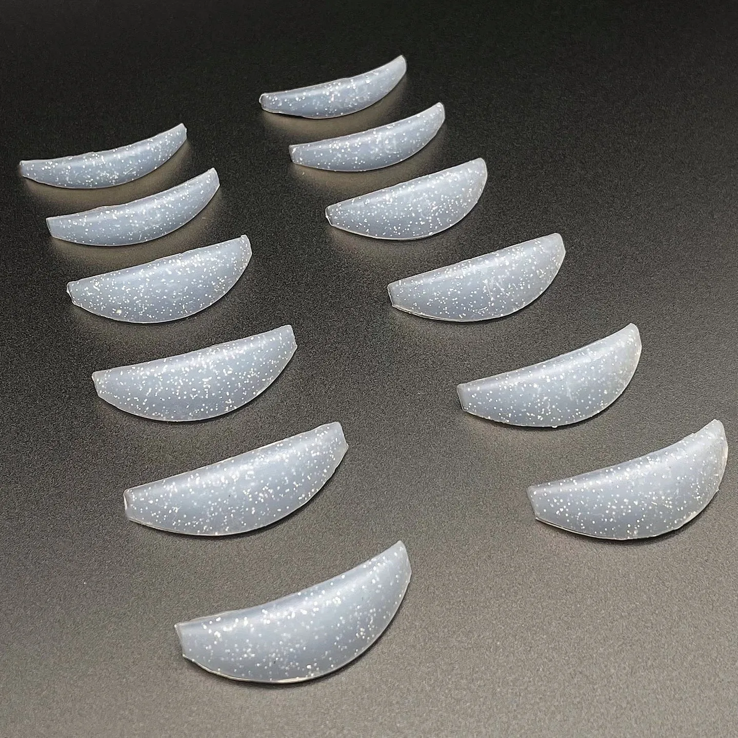 Mega L Curl Self Gluing Anatomic Eyelash Perm Shield Lashlift Silicone Lash Lift Pads with 6 Size Ultra Softness Perm Rod