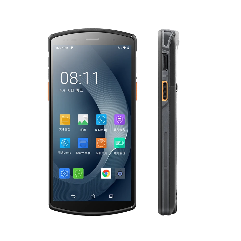 IP67 Android 9 OS 4G LTE android ручной сканер штрих-кода PDA с NFC GPS