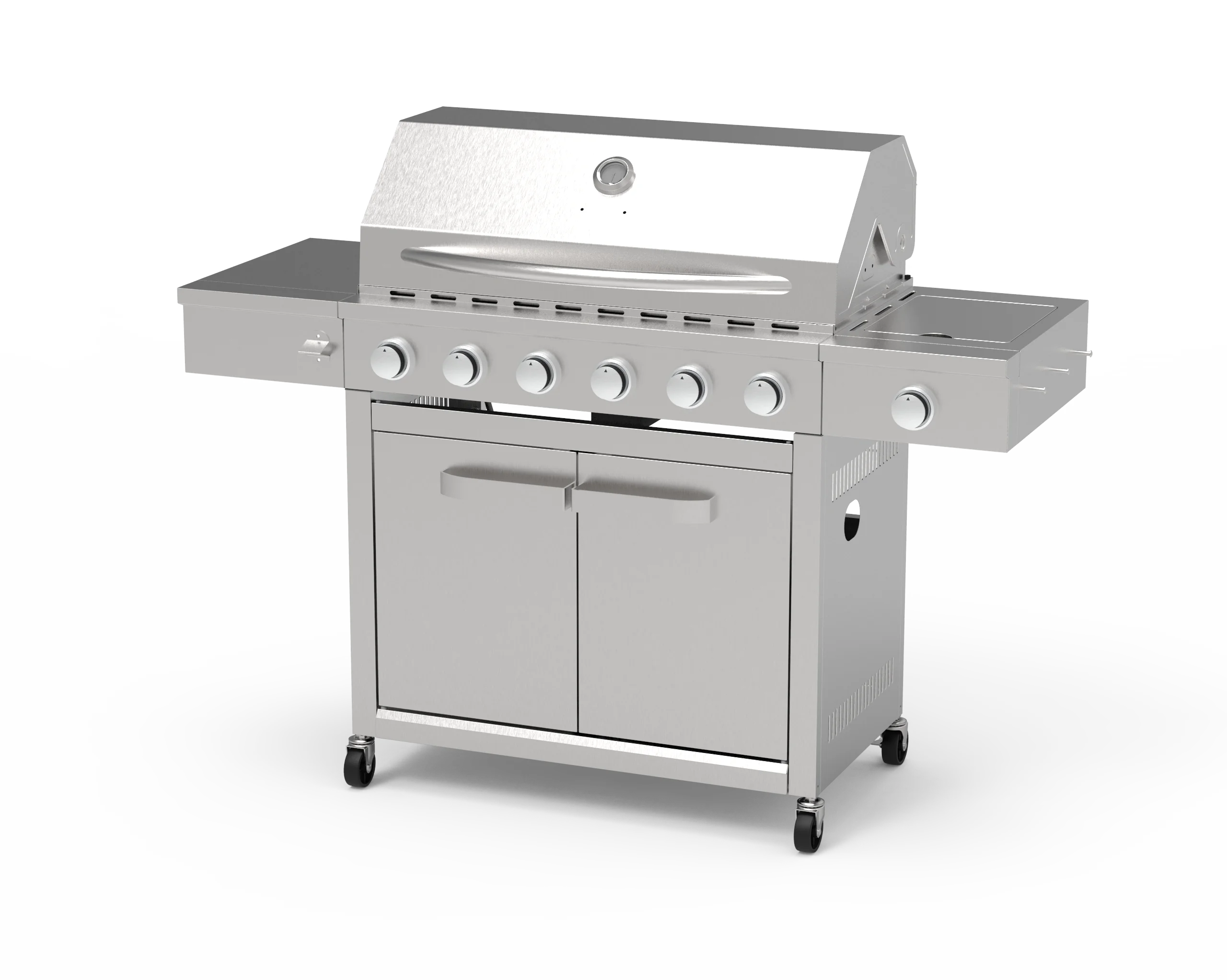 wholesale professional kebab black butane commercial outdoor barbecue bbq gas grill 7 burner