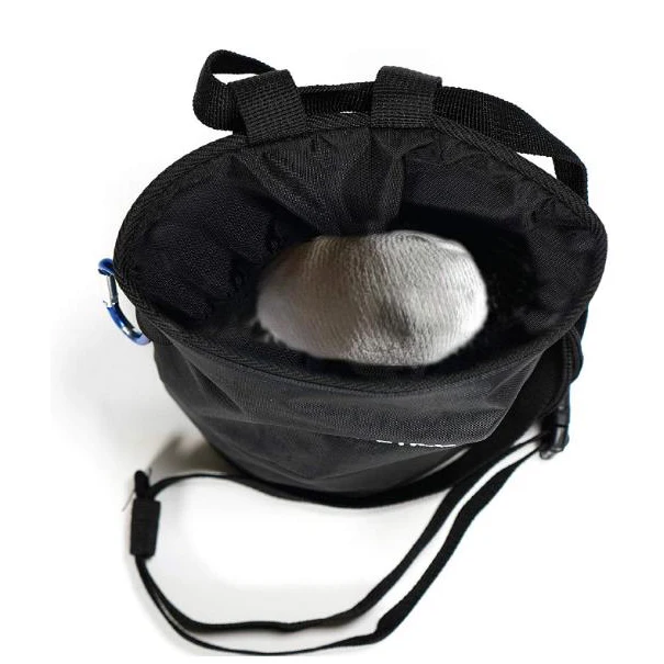 Rock Climbing Chalk Bag Gym Climbing Powder Bag with zipper pocket ang waist belt