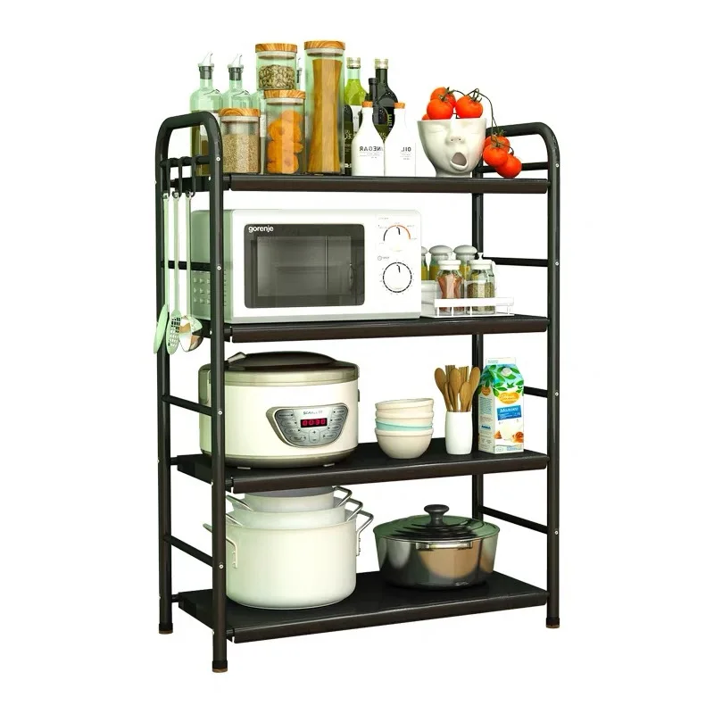 Multifunctional storage rack with casters Storage holders racks organizer kitchen and bathroom adjustable storage rack