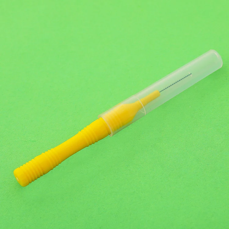 
I Shape Interdental brush oral care wholesale nylon with cover cheap teeth gap cleaner disposable ISO approved free sample 