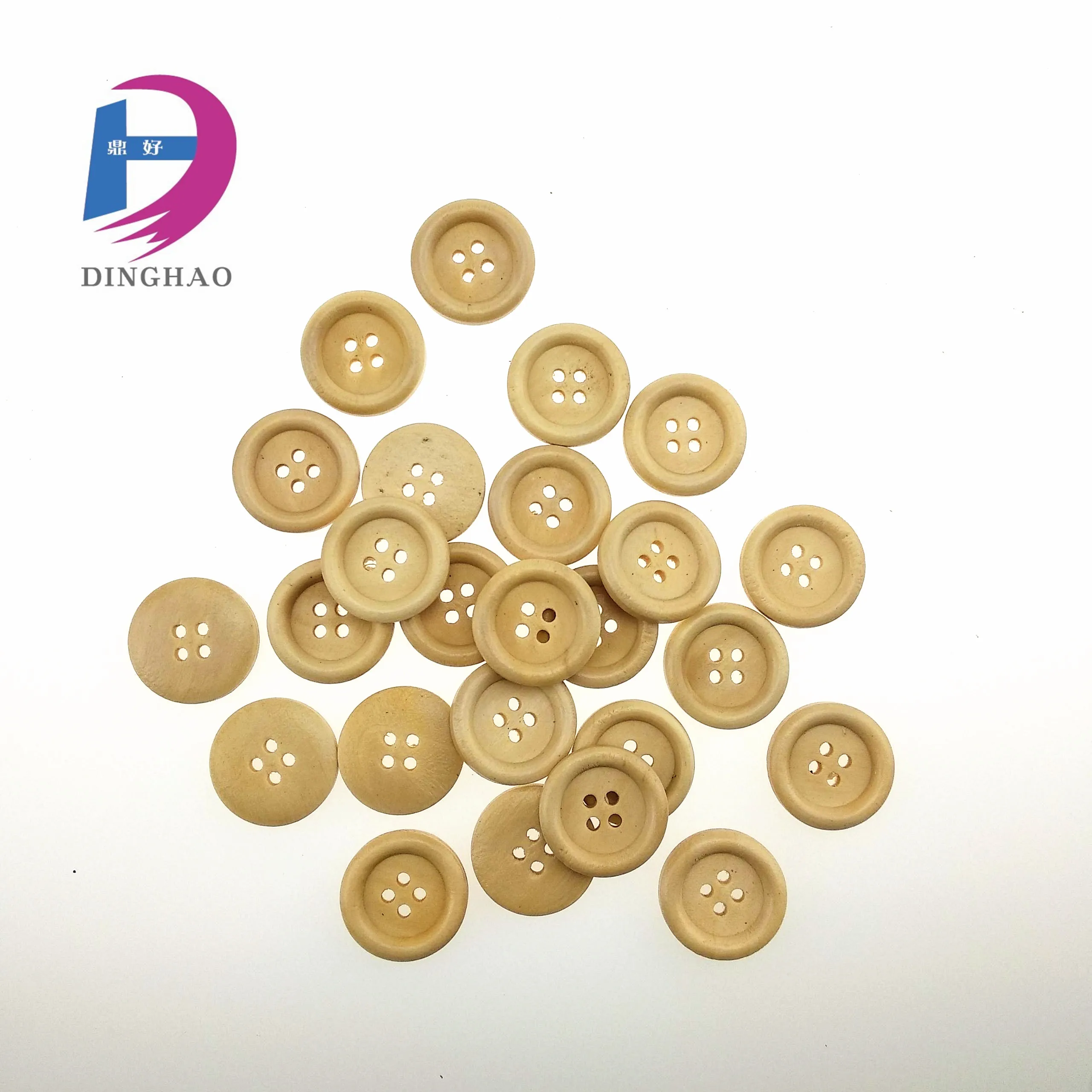 10mm 1cm round four hole wooded mini button for shirt