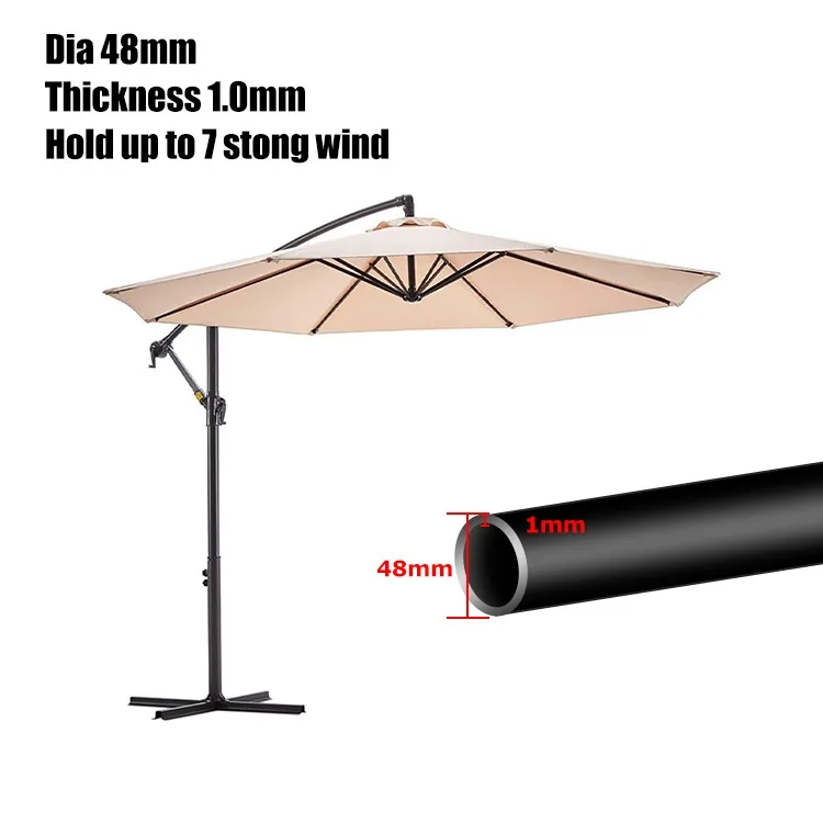Garden Giant Cantilever Parasol Umbrella Garden Outdoor Umbrella Patio Umbrellas
