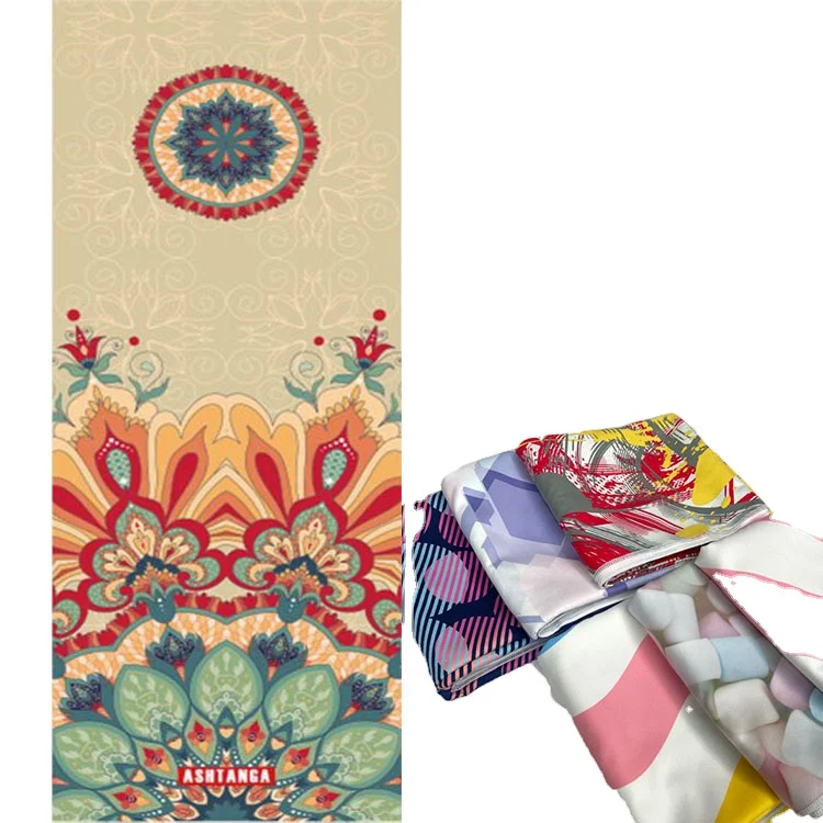 Superdry Custom Design Printed Beach Towels with Microfiber Sports Custom Package Woven Square Accept Customized Logo Summer