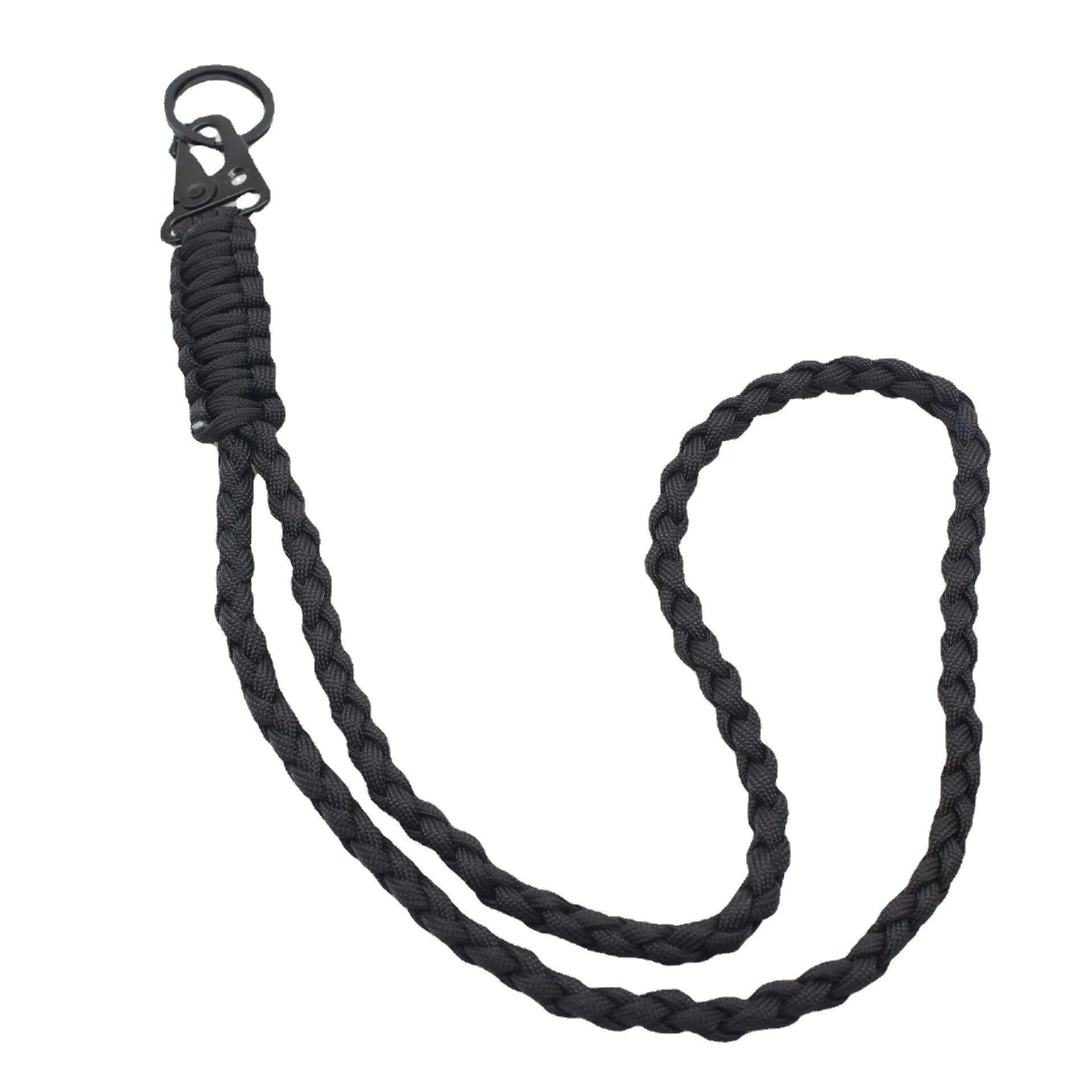 Hot-selling lanyard woven umbrella rope neck hanging rope mobile phone key chain