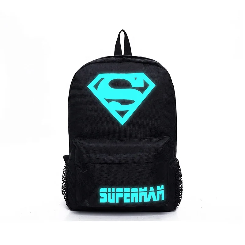 Print School Backpacks Multi-function Book Backpack School Bag For Teenager Men led backpack student