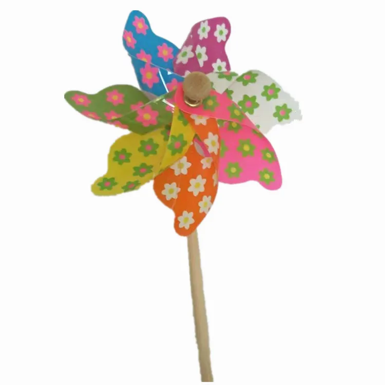 Garden colorful windmill wind spinner