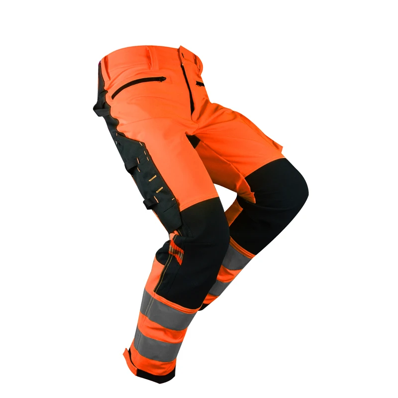 High Quality Personal Protection Tear-Resistance Work Pants High Visibility Waterproof Trousers Reflective Safety Pants