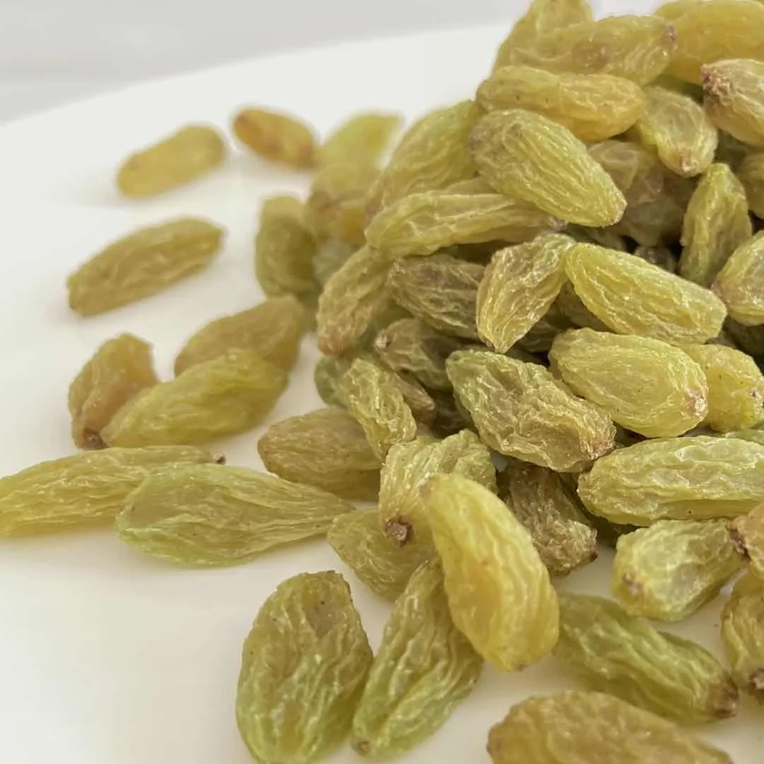 Оптовая продажа, высококачественный сушеный зеленый бессеменный изюм
