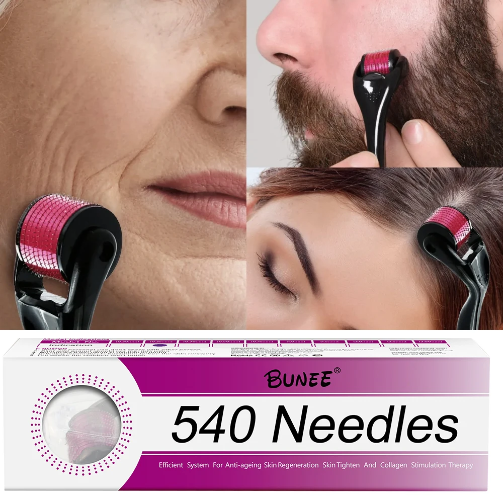 Derma Roller for Hair Regrowth Beard Growth Microneedling Derma roller 0.5mm Face Body Skin care Dermaroller