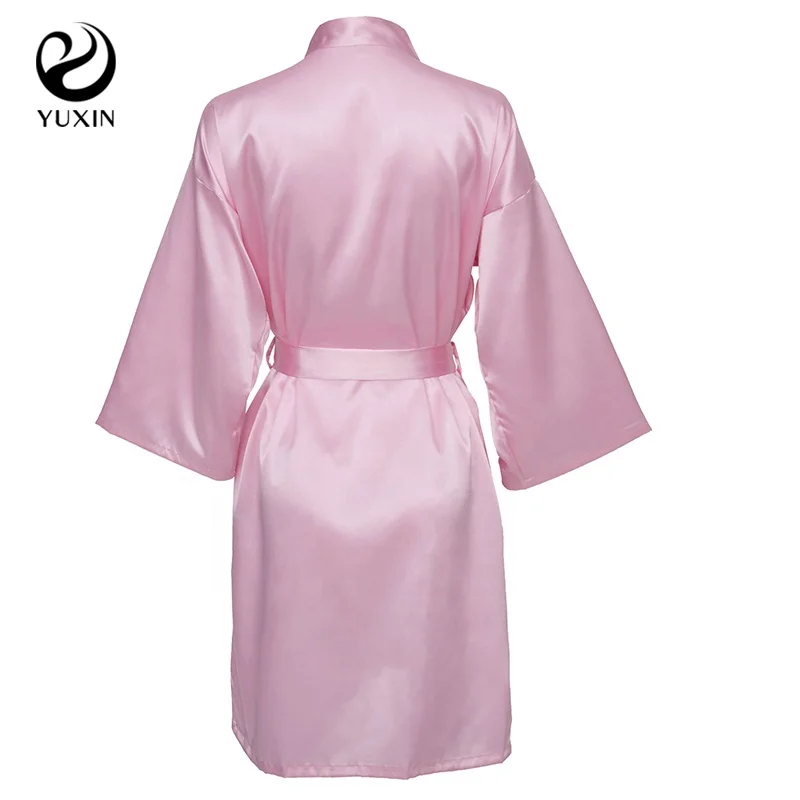 Chinese silk robe robes silk bridal party bathrobes robe  6010