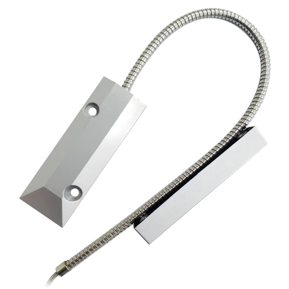 Overhead Metal Magnetic Contact Reed Switch Wired NC mode Magnetic Door Contact