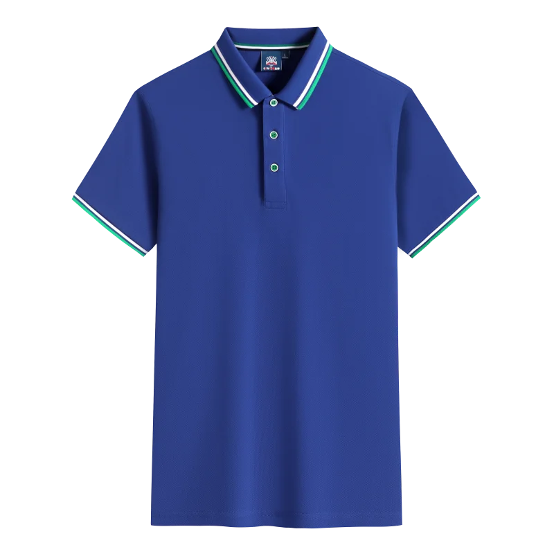 Высококачественная 100% хлопковая Футболка-поло с индивидуальным принтом и вышивкой логотипа от производителя