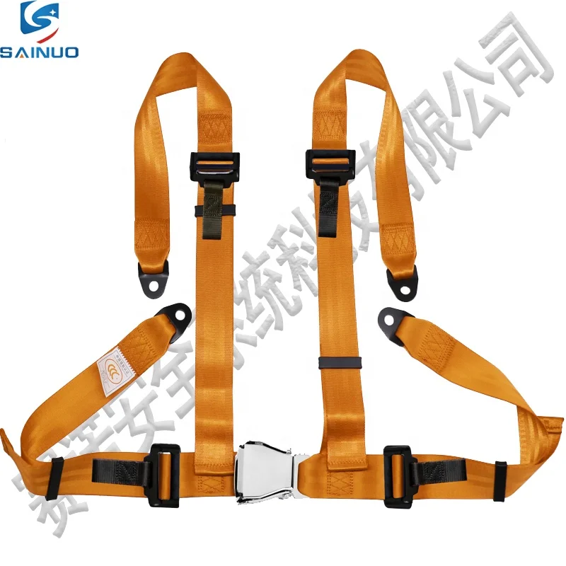 Racing 4-Point Seat Belt for Roller Coaster Kart Dodgem